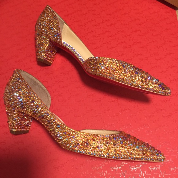 *SOLD* Louboutin Swarovski Strass 60mm heels - Picture 8 of 12